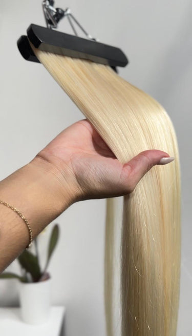 platinum hair extensions remy human hair