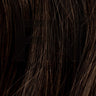 Luxury real human remy hair extensions with sleek, natural texture and rich brown tones.