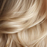 FNLonglocks premium color 18/22 ash blonde highlighted K-tip hair extensions, close-up swatch.