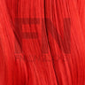 Vibrant red human hair extensions, smooth and sleek for luxury styling