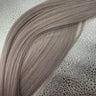 FNLonglocks premium silver grey tape-in hair extensions made from 100% Remy human hair.